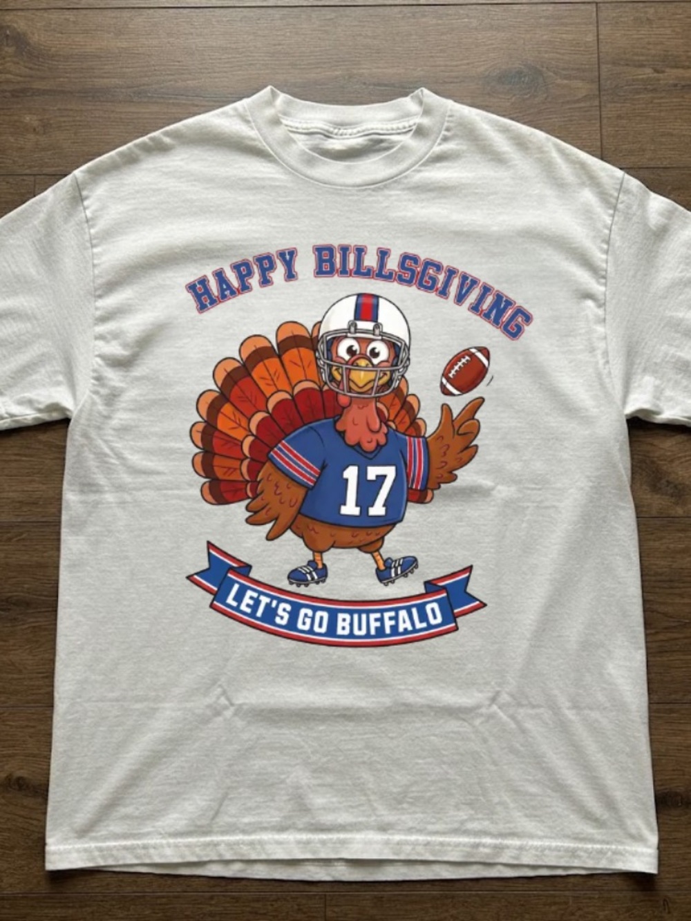 'Happy Billsgiving' Buffalo Turkey Football Tee